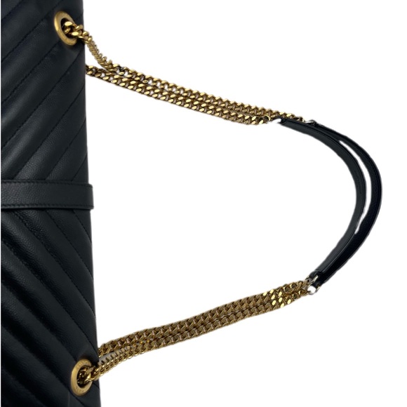 Saint Laurent Large Monogram Matelasse EnvelopeBag - Picture 7 of 7